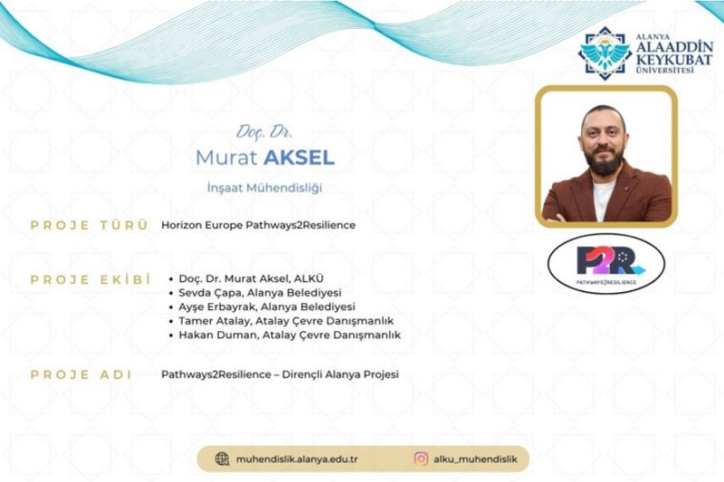 Bölümümüz Öğretim Üyesinden Horizon Europe (Pathways2Resilience) Proje Başarısı