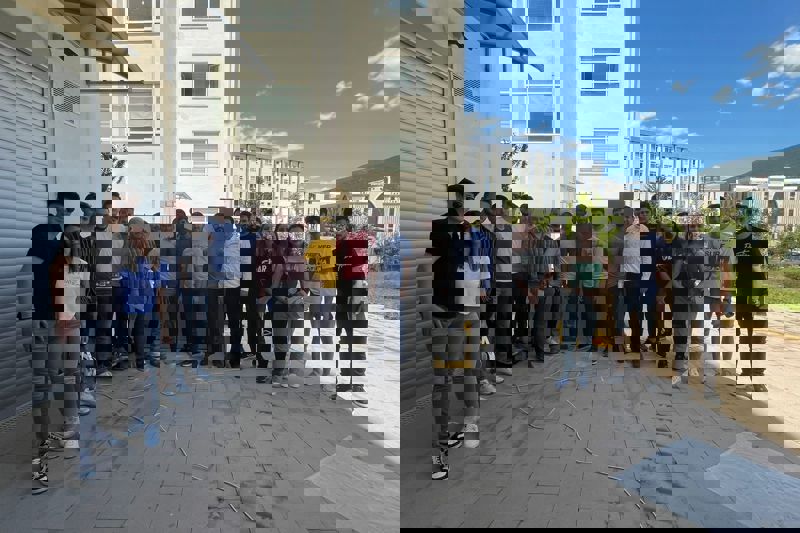 TÜRK YTONG BÖLÜMÜMÜZDE YERİNDE DUVAR UYGULAMASI EĞİTİMİ VERMİŞTİR