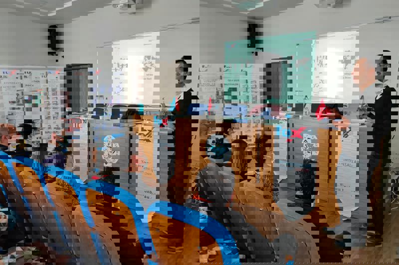 FOX BAU YAPI KİMYASALLARI ÜNİVERSİTEMİZDE BİR SEMİNER VERMİŞTİR