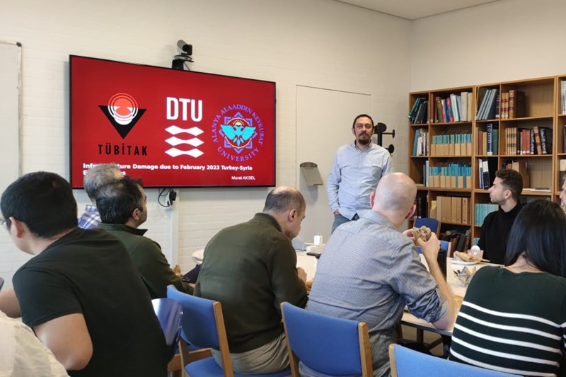 DR. ÖĞR. ÜYESİ MURAT AKSEL DTU'DA SEMİNER VERDİ