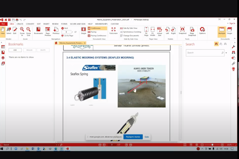 Gemi İnş. Müh. Bülent MANAV Yüzer Kıyı ve Açık Deniz Yapıları Semineri Vermiştir
