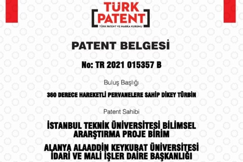 Dr. Öğr. Üyesi Murat AKSEL'in Patent Başarısı